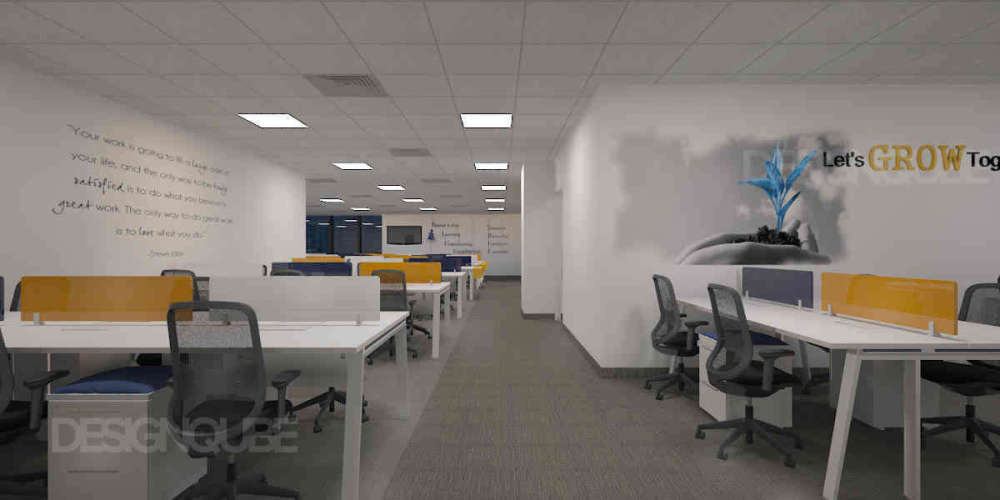 Corporate Interiors at Whitefield, Bangalore